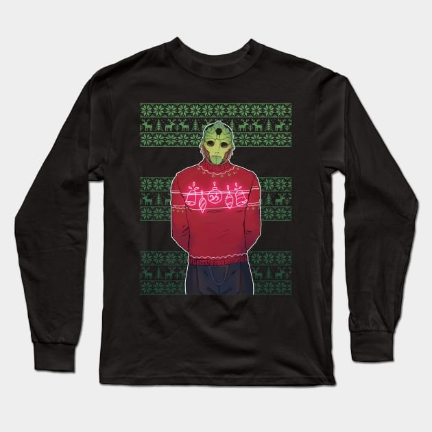 Thane Krios Long Sleeve T-Shirt by MerryWeissmas